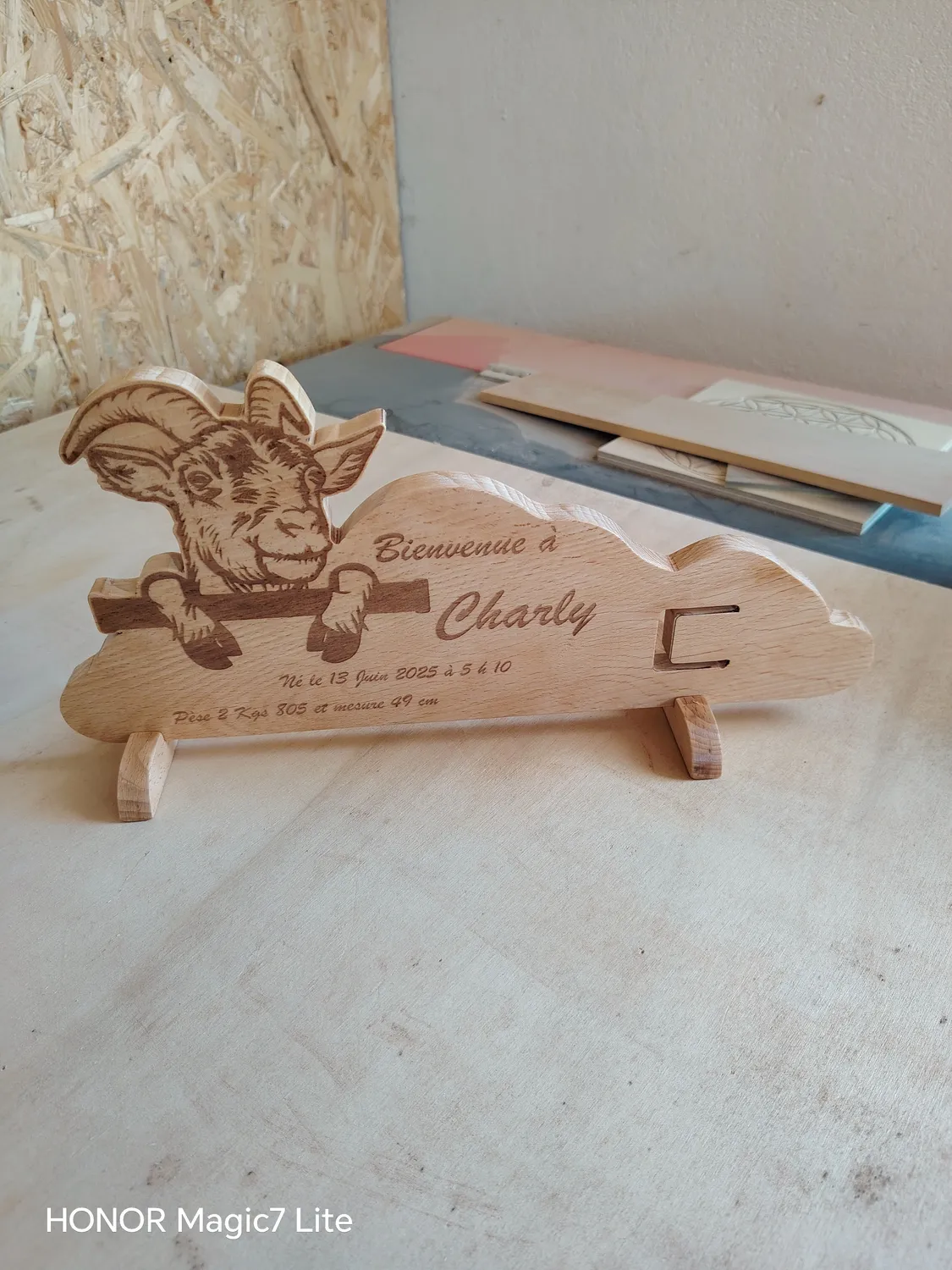 gravure au laser sur bois pornic